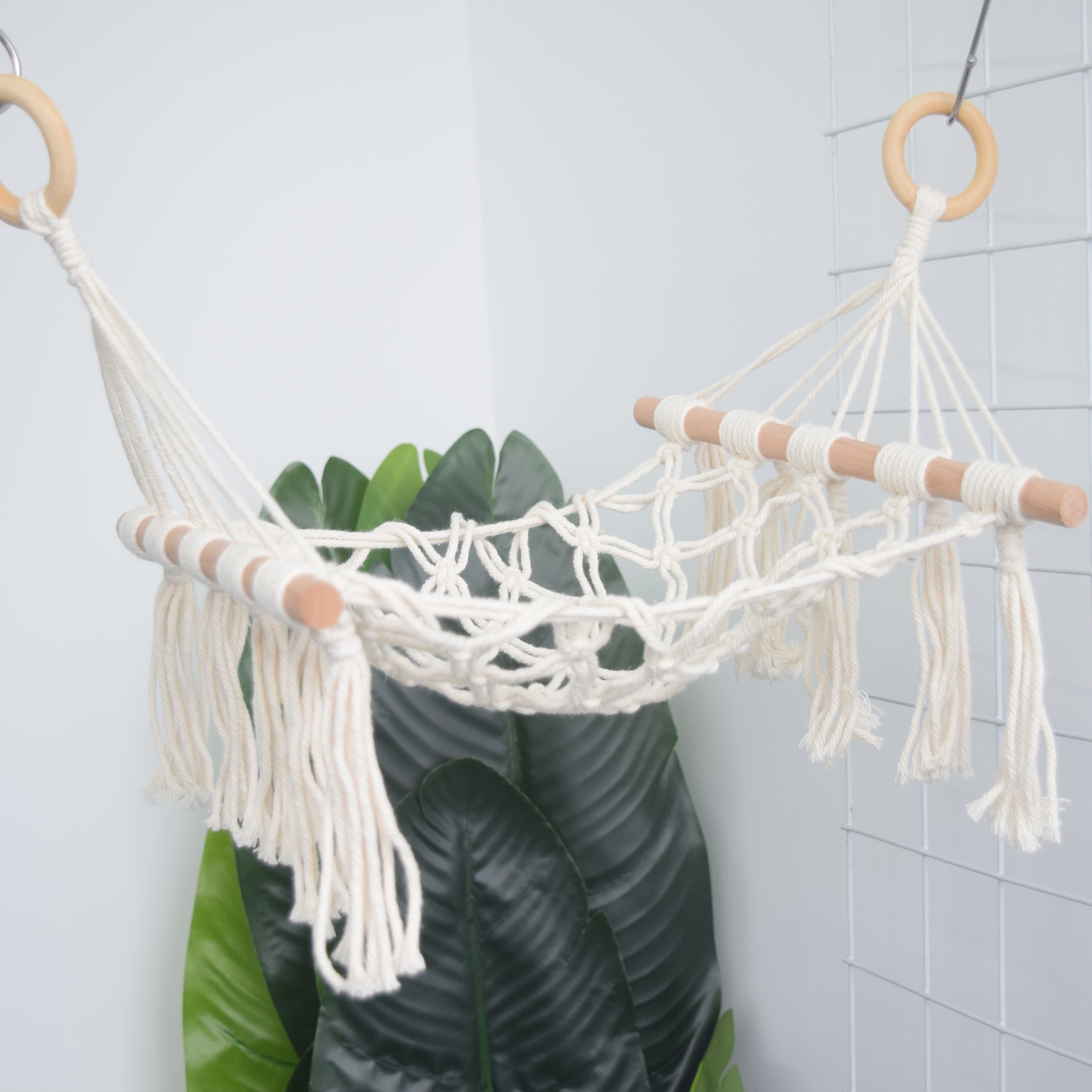 Dropping Shipping Boho Storage Hand Woven Wall Decor Macrame Fruit Hammock  Plant Hangers