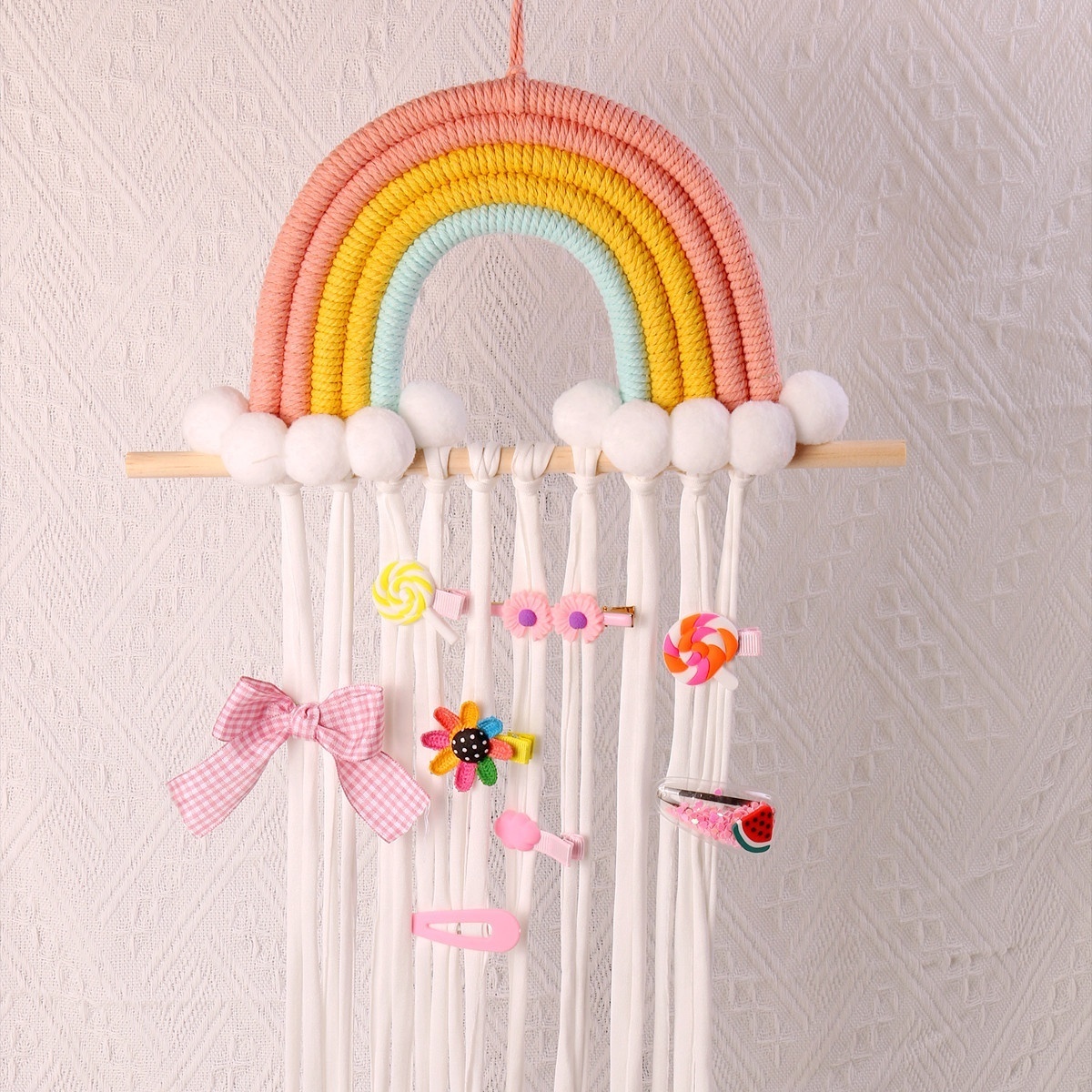 Rainbow Hairpin Accessories Storage Nordic Ornaments Art Kids Room Decor