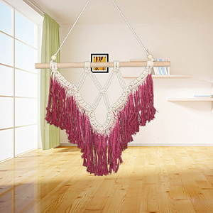 Home Use Large Macrame Wall Hangings Cotton Knitted Hanging Wall Decor