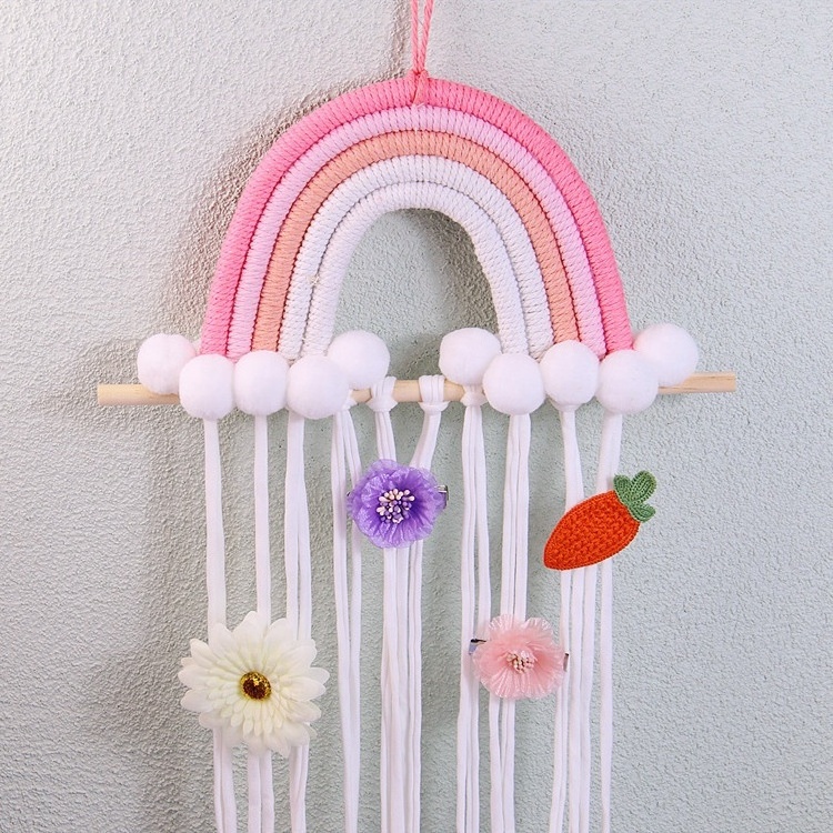 Rainbow Hairpin Accessories Storage Nordic Ornaments Art Kids Room Decor