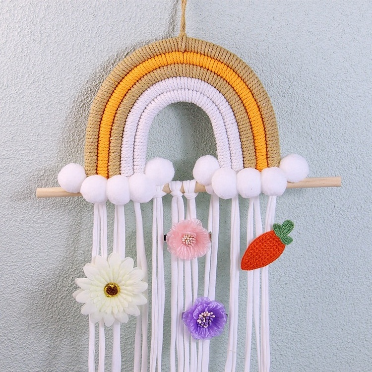 Rainbow Hairpin Accessories Storage Nordic Ornaments Art Kids Room Decor