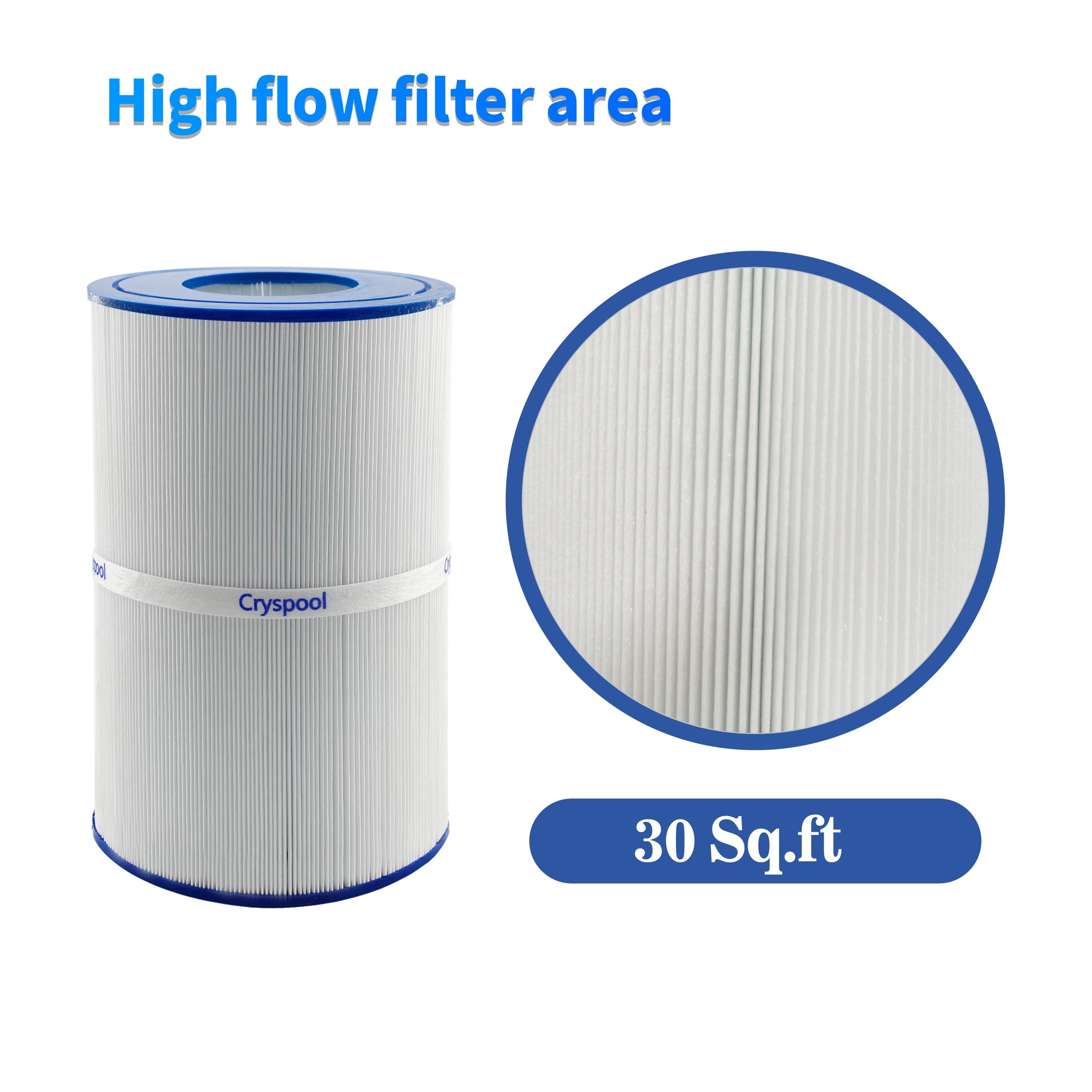 Cryspool CP030 Spa Pool Filter Cartridge Replacement of PDM30 Hot Tub Filter Dream Maker Filter