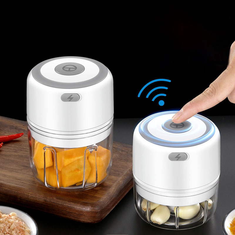 Household Multi-functional Wireless Electric Garlic Machine Portable Baby Food Machine Electric Garlic Crusher