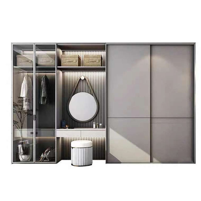 HZ Storage closet Factory Supply Modern  style Simple design   Mini Bedroom Professional Wardrobes