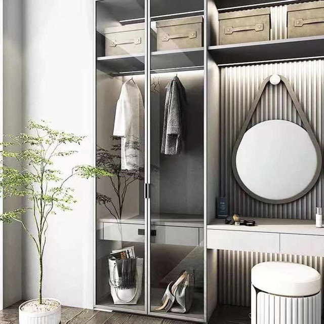 HZ Storage closet Factory Supply Modern  style Simple design   Mini Bedroom Professional Wardrobes