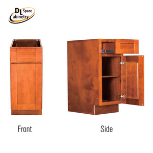 natural wood shaker style kitchen cabinet