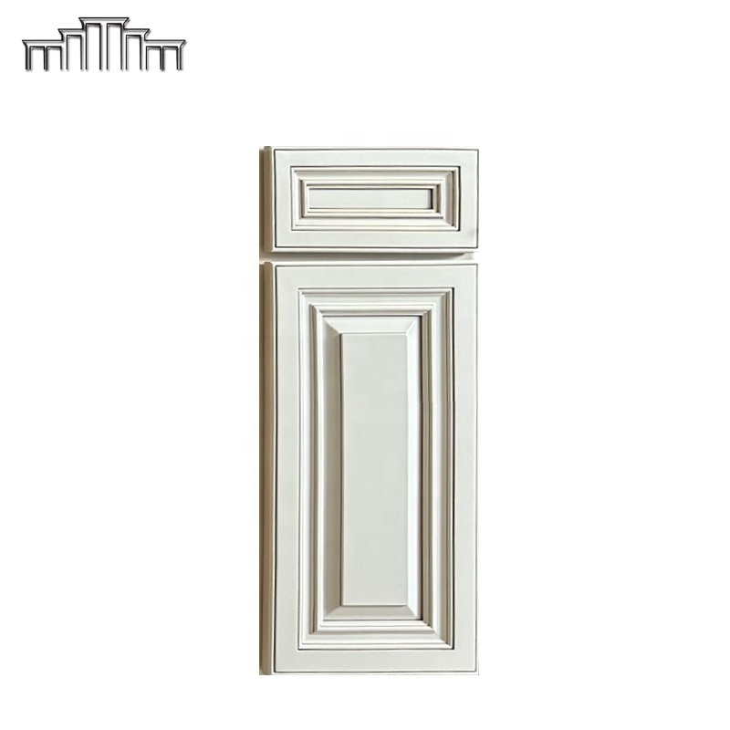 American Standard Size Pearl White Painted Raised Panel Door Kitchen Sink Corner Base Cabinets With Drawers Automatic Painting