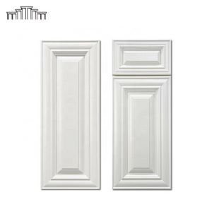 American Standard Size Pearl White Painted Raised Panel Door Kitchen Sink Corner Base Cabinets With Drawers Automatic Painting