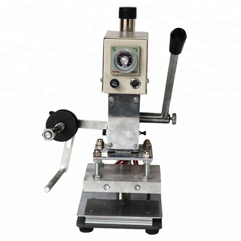 S851 ) Small manual stamping Marking Machine paper Leather PVC Printer branding machine(Stamping Area 100*130mm)