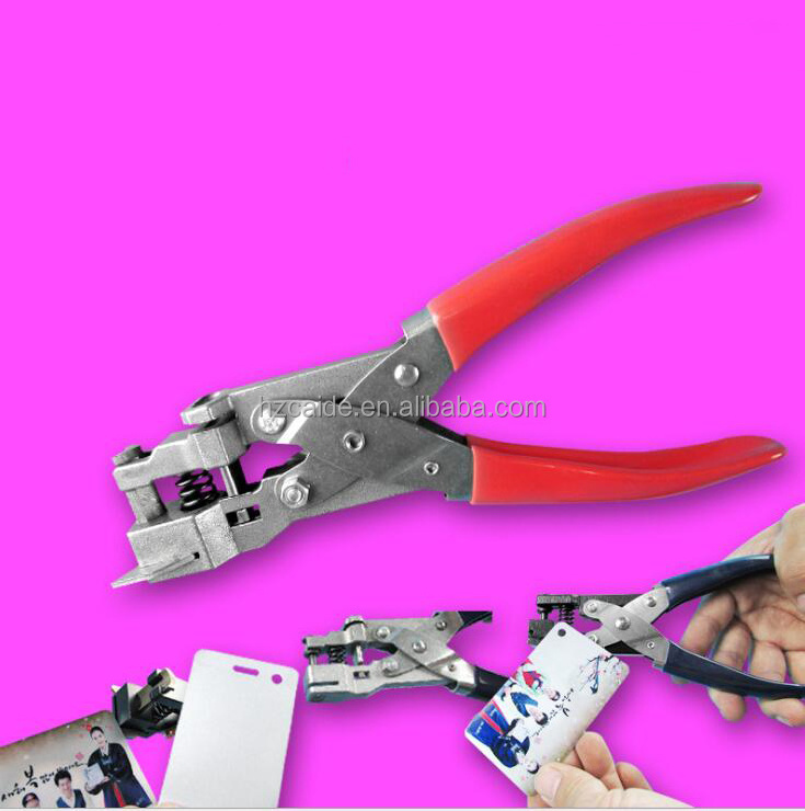 Multi-function Punch Plier PVC card Corner cutter and Hole Puncher