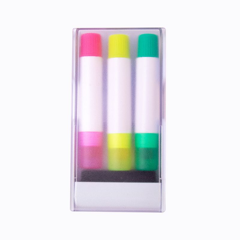 gel wax highlighter pen chalk pastels wax oil pastel highlighter crayon stationery sets 3 colors fluorescent crayon