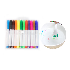 Whiteboard Markers Magic Water Floating Ink Painting Pens, felt tips DIY graffiti pen for kids DIY drawing set