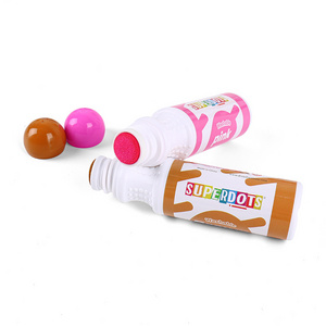 High quality private logo water based ink Paint marker pens washable dot markers kids doodling marker