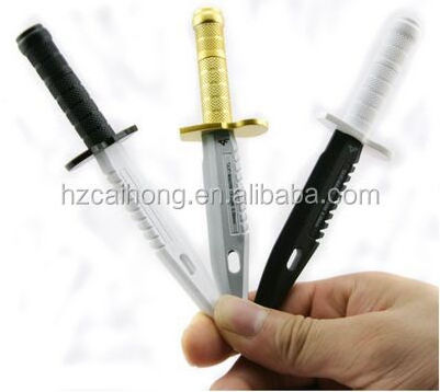 NEW hot Small fly knife shape ballpoint pen , cheap plastic fancy ballpoint pen ,good for promotionCH6761