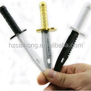 NEW hot Small fly knife shape ballpoint pen , cheap plastic fancy ballpoint pen ,good for promotionCH6761