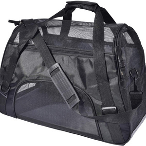 Large Pet Travel Carriers Soft Sided Portable Bags Dogs Cats Airline Approved Dog Carrier