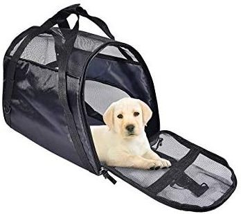 Large Pet Travel Carriers Soft Sided Portable Bags Dogs Cats Airline Approved Dog Carrier