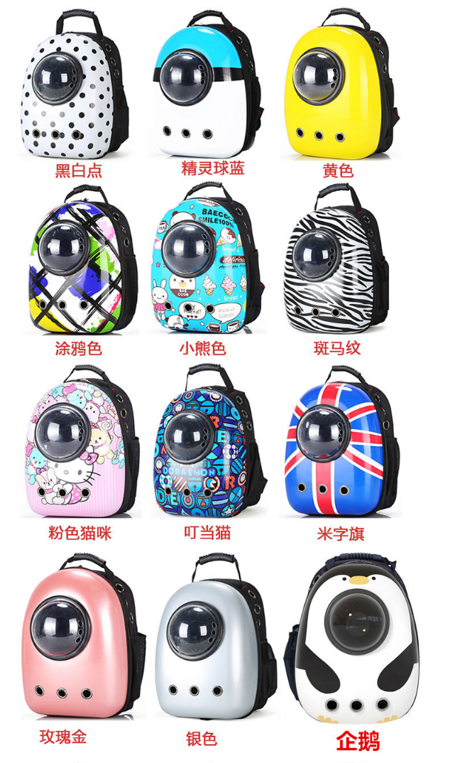 C&C 2020 New cat carrier backpack space capsule portable bubble transparent pet travel bag pet backpack  cat carrier