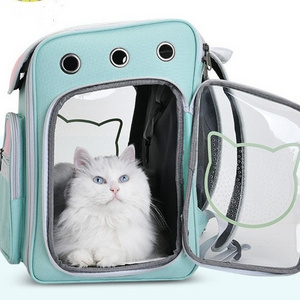 C&C Wheeled Backpack Pet Travel Stroller Dog Trolley Carrier Case Bag With Removable Rolling Wheels