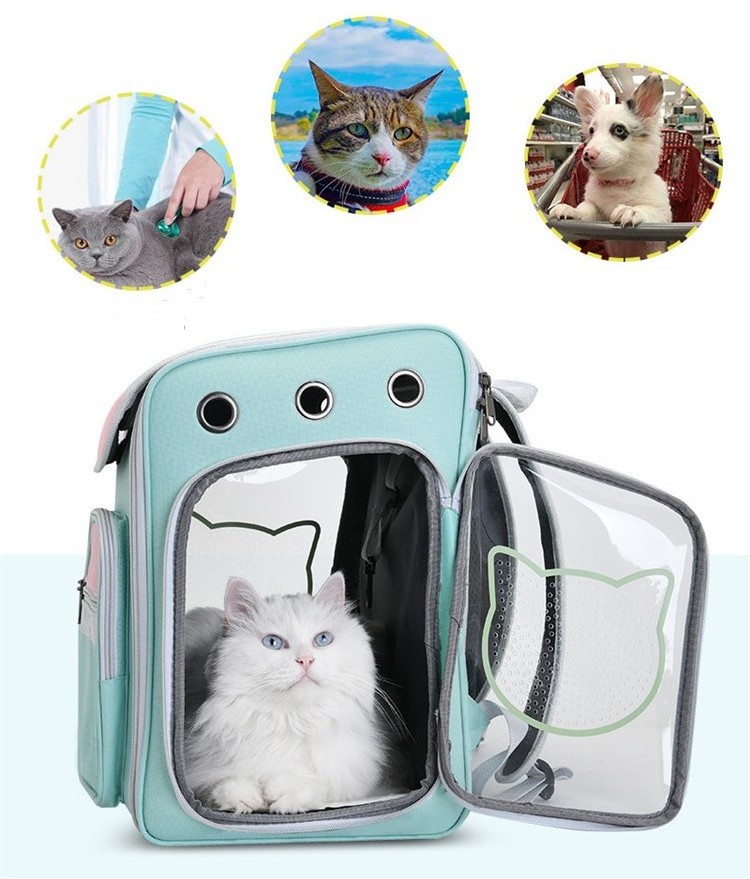 C&C Airline Approved Best Large On Wheels Stroller Trolley Pet Rolling Pet Bag Dog Cat Carrier With Wheels Custom Logo Fashion