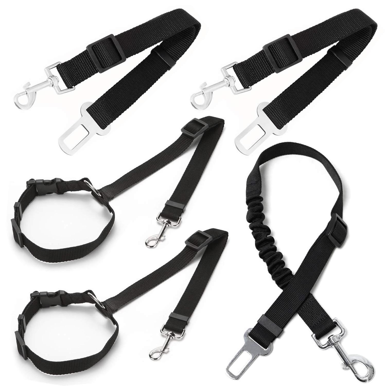 Pet Travel Reflective Adjustable Bungee Nylon Dog Safety Car Seat Belt pet dog cat car seat belt dog accessories