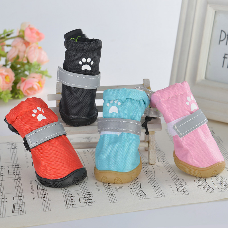 New large rubber custom dog shoes pet shoes outdoor waterproof shoes for dogs