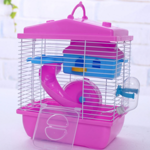 Manufacturer wholesale custom acrylic luxury foldable carrier portable castle hamster cage hamster accessories