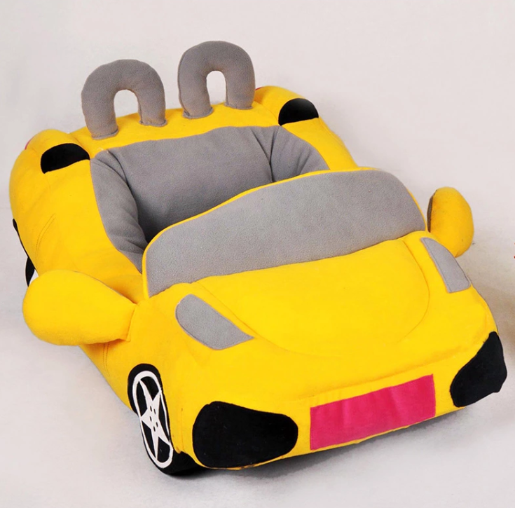 C&C Pet Accessories Manufacturers Funny Car Shaped Fancy Dog Bed plush car shaped pet bed