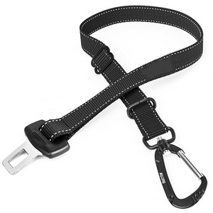 Pet Travel Reflective Adjustable Bungee Nylon Dog Safety Car Seat Belt pet dog cat car seat belt dog accessories