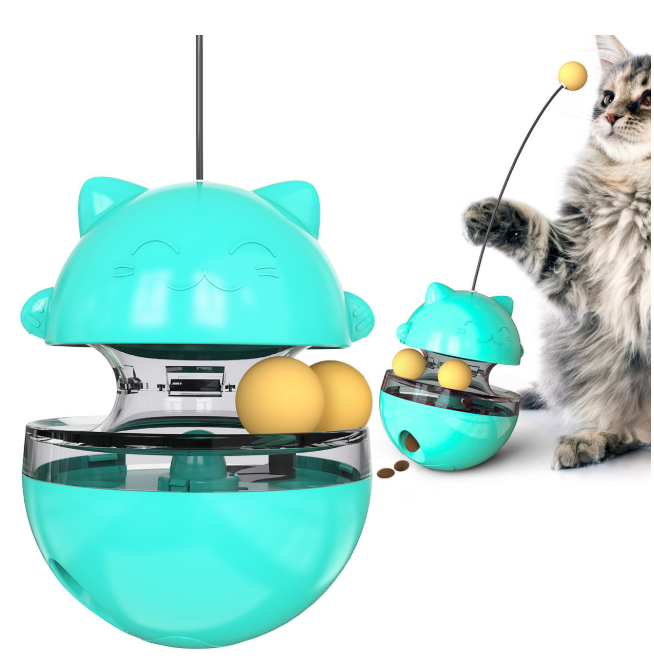 C&C Cat toy funny pet training tool cat ball toy tumbler kitty puzzle shake toy