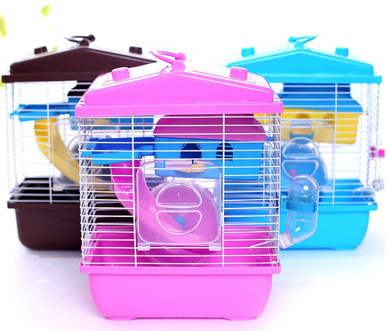 Manufacturer wholesale custom acrylic luxury foldable carrier portable castle hamster cage hamster accessories