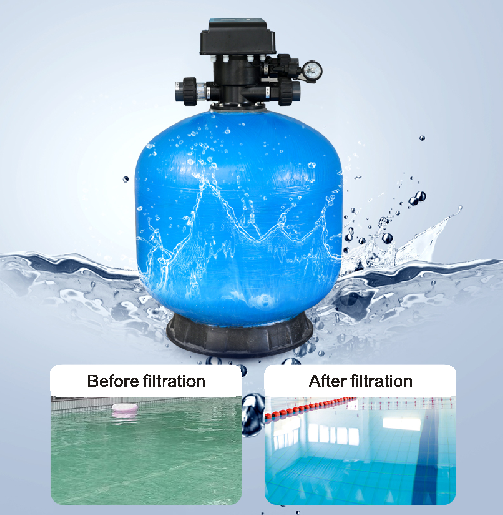 24m3/h Runxin Swimming Pool Automatic Water Filter Valve F139B-1