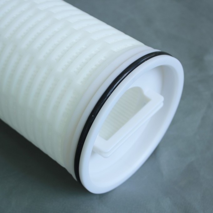 Industrial Water Treatment PP Membrane Pleated High Flow Filter Cartridge 40inch