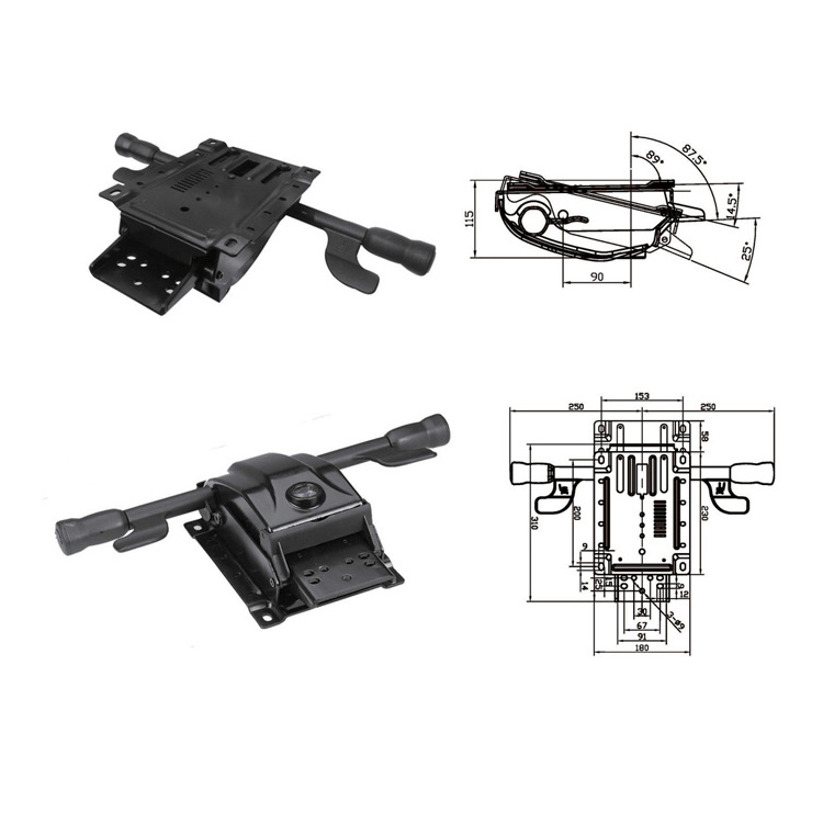 Office Chair Swivel Mechanism Office Seat Height Adjustment Gaming Chair Tilt Mechanism