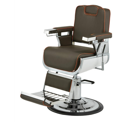 Brown high quality barber shop chairs for sale heavy duty salon barber chair