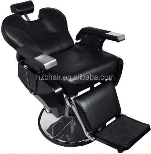 Black barber chair with nice design;Hot sale men's barber chair,hairdressing chair;beauty equipment