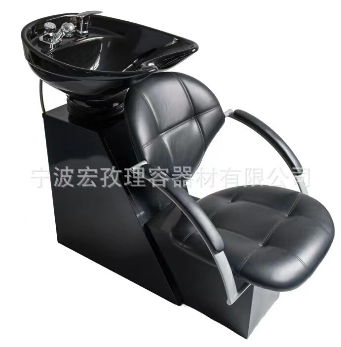 High-grade durable hair salon with bowls in salon equipment comfortable shampoo chair