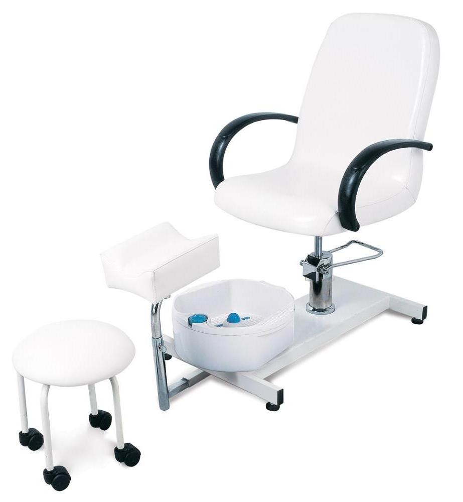 Hot sale massage stool High quality spa chair White nail salon pedicure chair