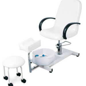 Hot sale massage stool High quality spa chair White nail salon pedicure chair