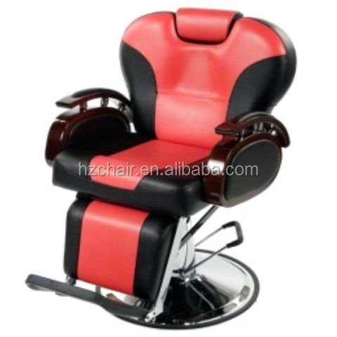 professional big styling chair for salon with elegant artwork barber chair