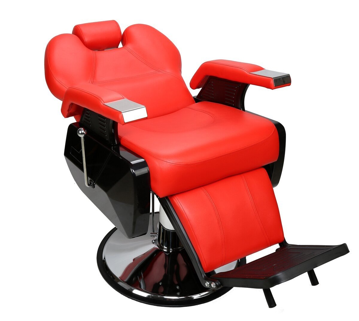 Black barber chair with nice design;Hot sale men's barber chair,hairdressing chair;beauty equipment