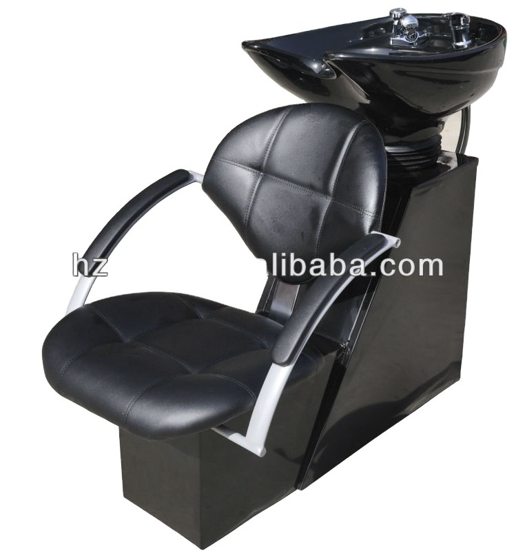 High-grade durable hair salon with bowls in salon equipment comfortable shampoo chair