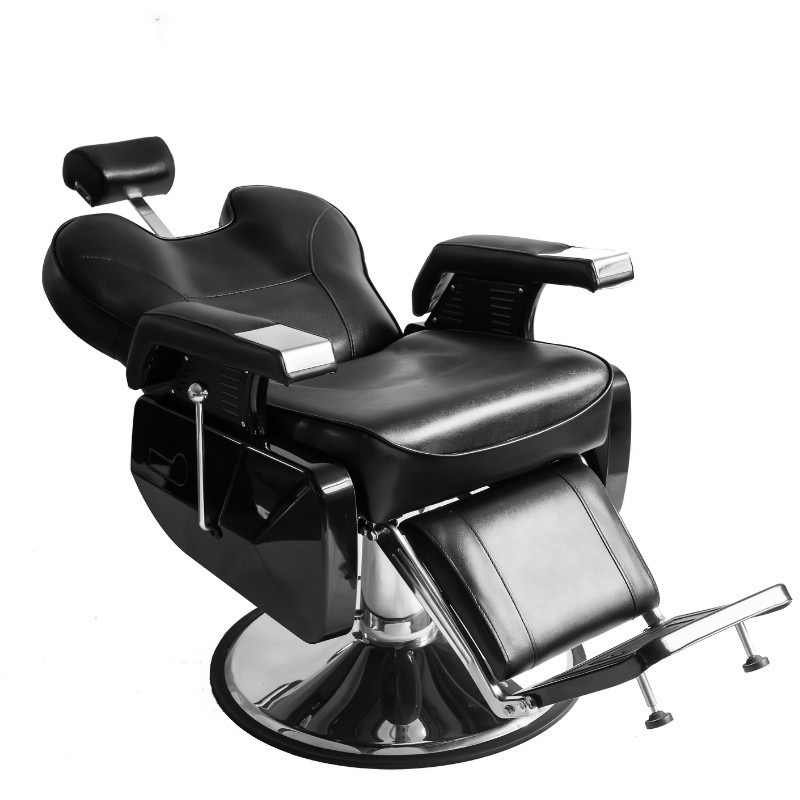 Black barber chair with nice design;Hot sale men's barber chair,hairdressing chair;beauty equipment