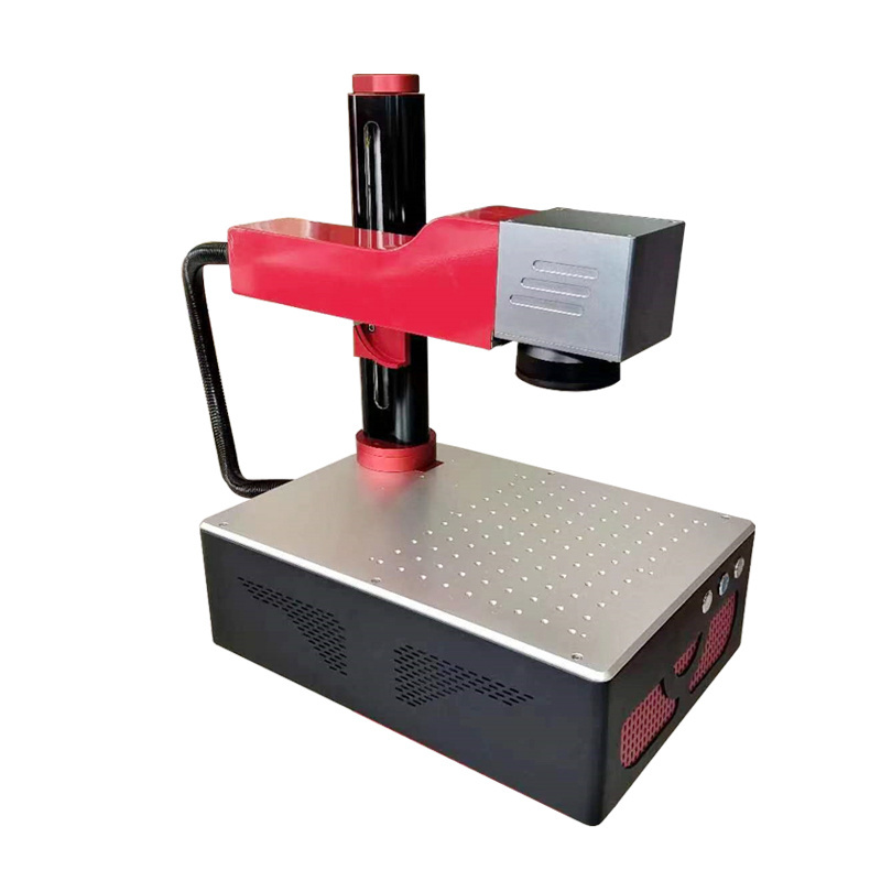 20w 30w mini fiber laser engraving machine metal silver marking machine