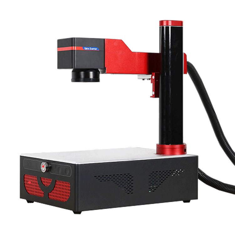 20w 30w mini fiber laser engraving machine metal silver marking machine