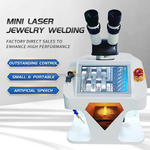 Desktop Portable Mini Small Stainless Steel Gold Silver Jewelry Fiber Laser Spot Welding Machine Price