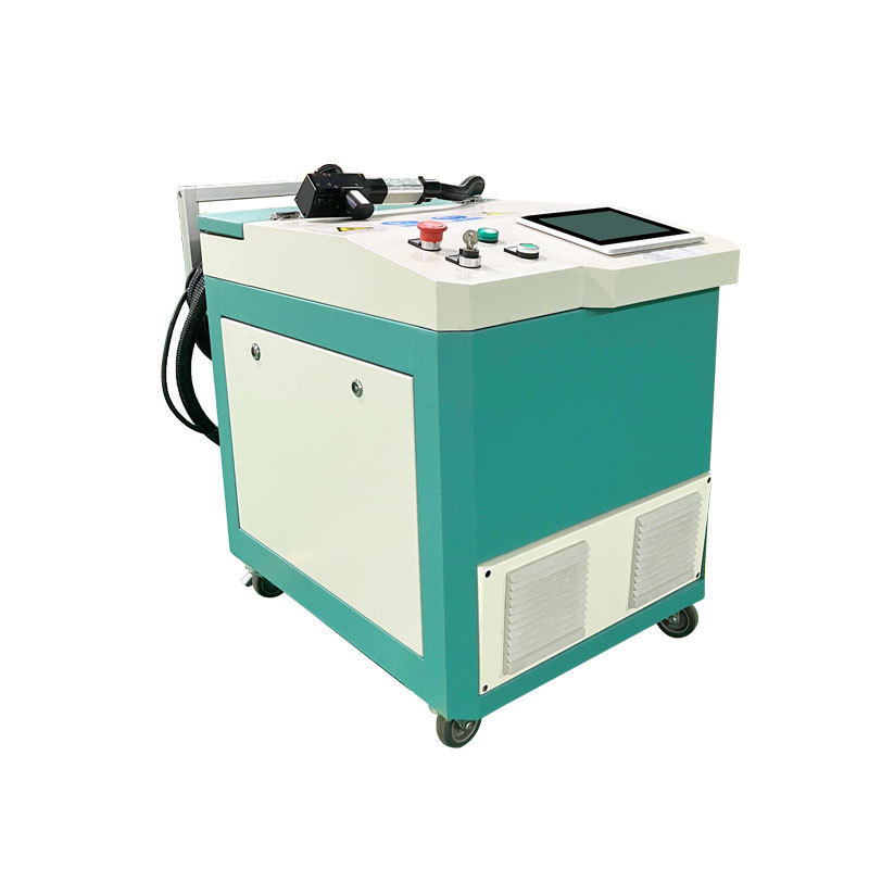 Pulse 100W 200W 300W Laser Rust Removal Fiber Laser Cleaning Machine With Handheld Rust Removal Gun