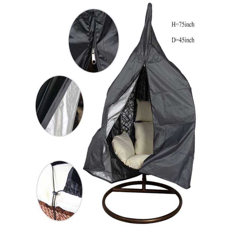 Oxford Cloth Yard Hanging Basket Egg Swing Chair Waterproof Dust Cover For Garden Furniture