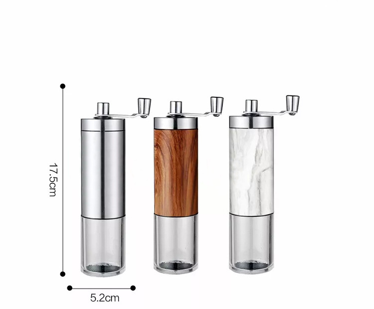 Portable Hand Crank Coffee Grinder Manual Metal Coffee Mill