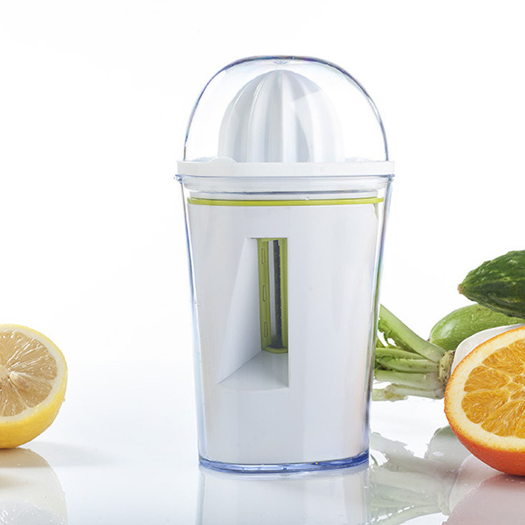 Two-in-one lemon juicer, fruit and vegetable grater,filament cutter vegetable shredder